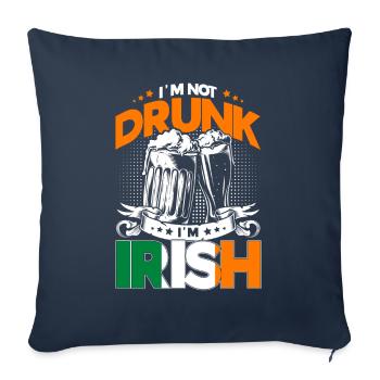 Ireland Beer Irish Gift - Sofa pillowcase 17,3'' x 17,3'' (45 x 45 cm) - navy - Front
