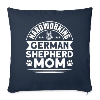 German Shepherd Mama German Shepherd - Sofa pillowcase 17,3'' x 17,3'' (45 x 45 cm) - navy - Front