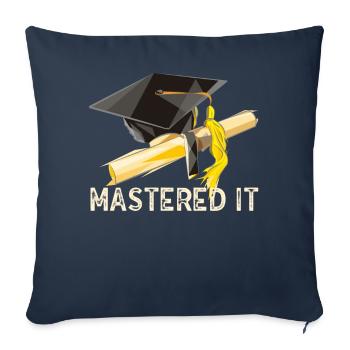 Call Me Master Graduation School College Degree - Sofakissenbezug 45 x 45 cm - Navy - Vorne