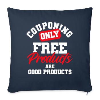 Gutschein Shopper Rabatt Couponer Rabattverkauf - Sofakissenbezug 45 x 45 cm - Navy - Vorne