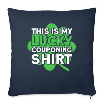 Gutschein Shopper Rabatt Couponer Rabattverkauf - Sofakissenbezug 45 x 45 cm - Navy - Vorne
