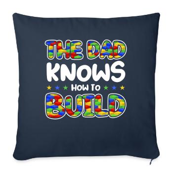 Papa clamping module - Sofa pillowcase 17,3'' x 17,3'' (45 x 45 cm) - navy - Front
