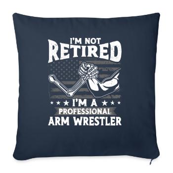 Professional Arm Pusher in Retirement Arm Press - Sofa pillowcase 17,3'' x 17,3'' (45 x 45 cm) - navy - Front