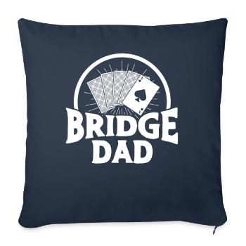 Bridge Father - Sofa pillowcase 17,3'' x 17,3'' (45 x 45 cm) - navy - Front