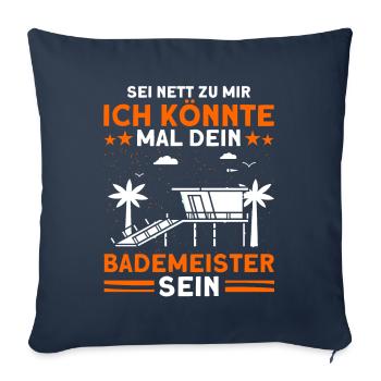 Lifeguard Swimming Pool Lifeguard Lifeguard Lifeguard - Sofa pillowcase 17,3'' x 17,3'' (45 x 45 cm) - navy - Front
