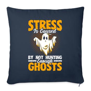 Ghost Hunters Ghosts Paranormal Investigation - Sofa pillowcase 17,3'' x 17,3'' (45 x 45 cm) - navy - Front