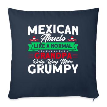 Mexico Mexican Roots Gift - Sofa pillowcase 17,3'' x 17,3'' (45 x 45 cm) - navy - Front