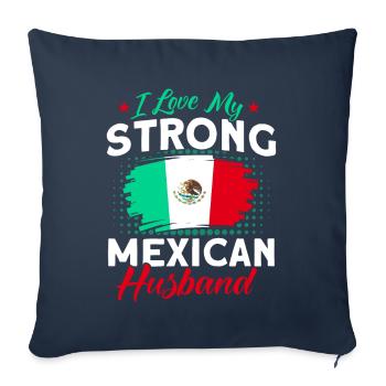 Mexico Mexican Roots Gift - Sofa pillowcase 17,3'' x 17,3'' (45 x 45 cm) - navy - Front