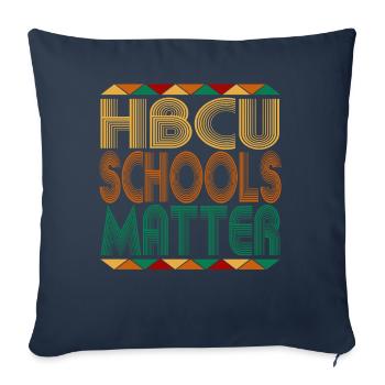 Historical Black College University - Sofa pillowcase 17,3'' x 17,3'' (45 x 45 cm) - navy - Front