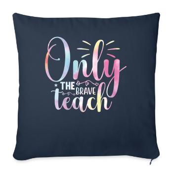Back To School Tie Rainbow Brave Physical - Sofa pillowcase 17,3'' x 17,3'' (45 x 45 cm) - navy - Front