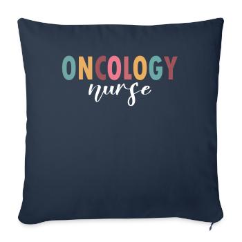 Onokologie-Krankenschwester-Leben - Sofakissenbezug 45 x 45 cm - Navy - Vorne