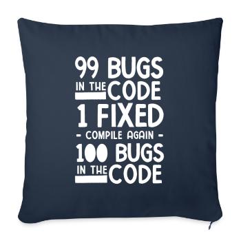 Software Ingenieur Informatiker Programmierer - Sofakissenbezug 45 x 45 cm - Navy - Vorne