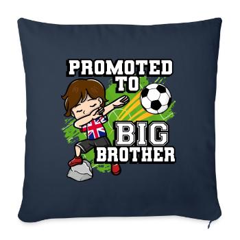 Befördert Zu Big Brother Soccer Player United - Sofakissenbezug 45 x 45 cm - Navy - Vorne