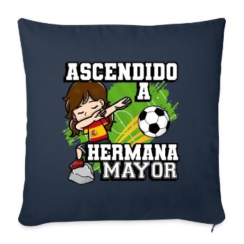 Ascendido A Hermano Mayor Footballer - Sofa pillowcase 17,3'' x 17,3'' (45 x 45 cm) - navy - Front