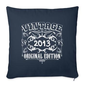 2013 | Vintage Original Edition 2013 Geburtstag - Sofakissenbezug 45 x 45 cm - Navy - Vorne