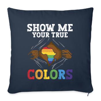 Not allowed in Nice Classes 9, 16; US, WO, EM, GB - Sofakissenbezug 45 x 45 cm - Navy - Vorne