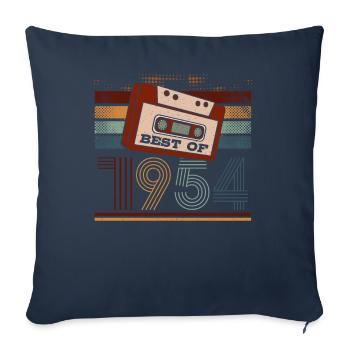 Best Of 1954 | Birthday Shirt | Birthday - Sofa pillowcase 17,3'' x 17,3'' (45 x 45 cm) - navy - Front