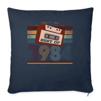 Best Of 1984 | Birthday Shirt | Birthday - Sofa pillowcase 17,3'' x 17,3'' (45 x 45 cm) - navy - Front