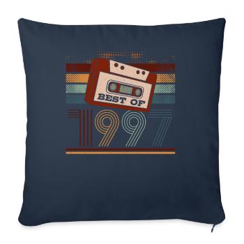 Best Of 1997 | Birthday Shirt | Birthday - Sofa pillowcase 17,3'' x 17,3'' (45 x 45 cm) - navy - Front