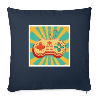 Every Now And Then I Leave My Room Gamer Gaming - Sofa pillowcase 17,3'' x 17,3'' (45 x 45 cm) - navy - Front