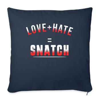 Cadeau pour sportif Workout WOD Musculation Sport - Housse de coussin décorative 45 x 45 cm - bleu marine - Devant