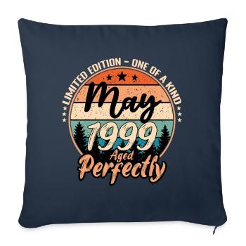 May 1999 anniversary 1999 legends May - Sofa pillowcase 17,3'' x 17,3'' (45 x 45 cm) - navy - Front