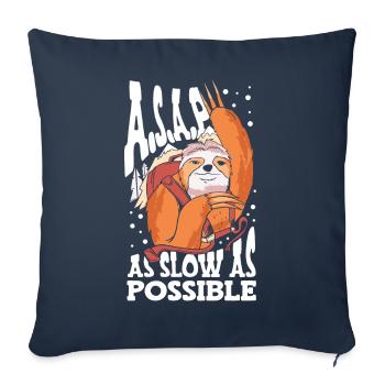 A.s.a.p. Wildlife as slowly as possible - Sofa pillowcase 17,3'' x 17,3'' (45 x 45 cm) - navy - Front