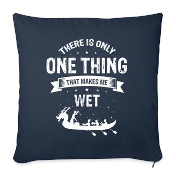 Dragon boating theme for dragon boat paddling - Sofa pillowcase 17,3'' x 17,3'' (45 x 45 cm) - navy - Front