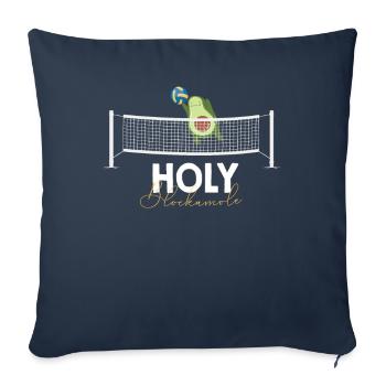 Holy Blockamole Volleyball Avocado - Sofa pillowcase 17,3'' x 17,3'' (45 x 45 cm) - navy - Front