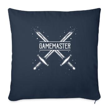 Live-action role-playing game for NPC and RPG role-playing game - Sofa pillowcase 17,3'' x 17,3'' (45 x 45 cm) - navy - Front