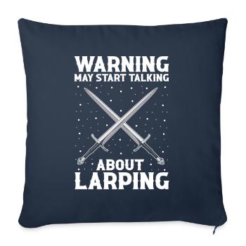 Live-action role-playing game for NPC and RPG role-playing game - Sofa pillowcase 17,3'' x 17,3'' (45 x 45 cm) - navy - Front