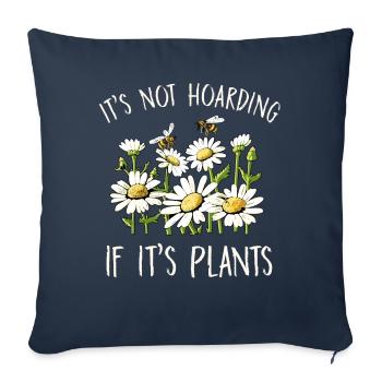 Marguerites Daisy Summer Daisies Flower Garden - Sofa pillowcase 17,3'' x 17,3'' (45 x 45 cm) - navy - Front