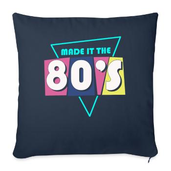 80's The 80s Music - Sofa pillowcase 17,3'' x 17,3'' (45 x 45 cm) - navy - Front