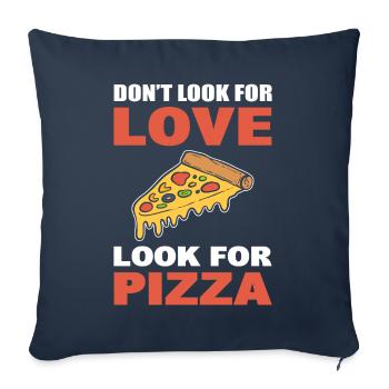 Pizza -Liebhaber Pizzaiolo - Sofakissenbezug 45 x 45 cm - Navy - Vorne