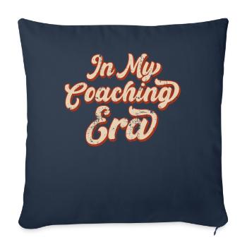 Coach Era Coaching Tees Personnel de l’équipe sportive - Housse de coussin décorative 45 x 45 cm - bleu marine - Devant