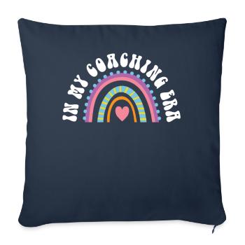 Coach Era Coaching Tees Personnel de l’équipe sportive - Housse de coussin décorative 45 x 45 cm - bleu marine - Devant
