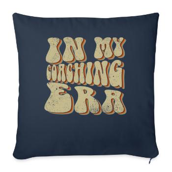 Coach Era Coaching Tees Personnel de l’équipe sportive - Housse de coussin décorative 45 x 45 cm - bleu marine - Devant