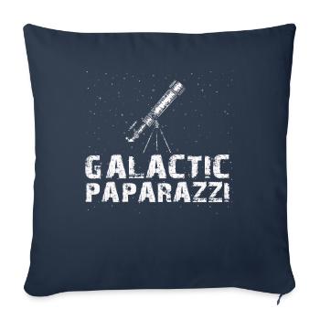 Photographie spatiale Télescope d’observation des étoiles Astronomie - Housse de coussin décorative 45 x 45 cm - bleu marine - Devant