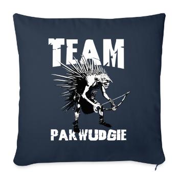 Pukwudgie Cryptide Mythes folkloriques - Housse de coussin décorative 45 x 45 cm - bleu marine - Devant