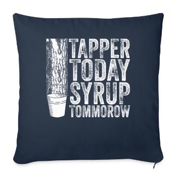 Maple Tree Essence Men Women Funny - Sofa pillowcase 17,3'' x 17,3'' (45 x 45 cm) - navy - Front
