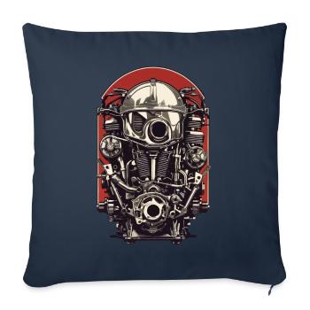 Motor Engineer Motor Vehicle Mechanic Vintage - Sofa pillowcase 17,3'' x 17,3'' (45 x 45 cm) - navy - Front