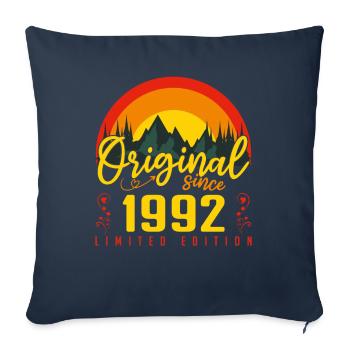 1992 Birthday Gift 1992 Anniversary - Sofa pillowcase 17,3'' x 17,3'' (45 x 45 cm) - navy - Front