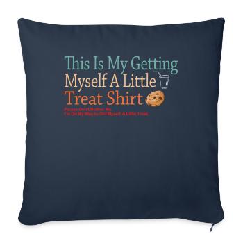 Creamy Sundae Dessert Don't Bother Me - Sofa pillowcase 17,3'' x 17,3'' (45 x 45 cm) - navy - Front
