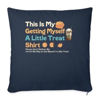 Creamy Sundae Dessert Don't Bother Me - Sofa pillowcase 17,3'' x 17,3'' (45 x 45 cm) - navy - Front