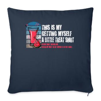 Creamy Sundae Dessert Don't Bother Me - Sofa pillowcase 17,3'' x 17,3'' (45 x 45 cm) - navy - Front