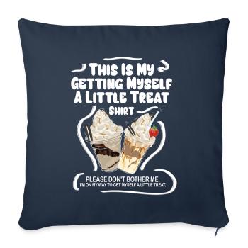 Creamy Sundae Dessert Don't Bother Me - Sofa pillowcase 17,3'' x 17,3'' (45 x 45 cm) - navy - Front