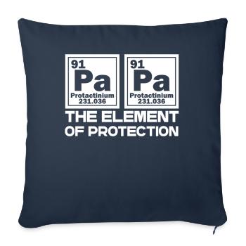 Funny Chemist Dad Chemistry Saying Perfect - Sofa pillowcase 17,3'' x 17,3'' (45 x 45 cm) - navy - Front