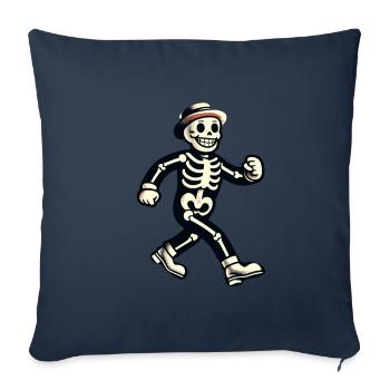 Funny Retro Cartoon Creepy Halloween Costume - Sofa pillowcase 17,3'' x 17,3'' (45 x 45 cm) - navy - Front
