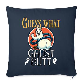 Rate Was Geister Hintern Lustiger Geister Spruch - Sofakissenbezug 45 x 45 cm - Navy - Vorne