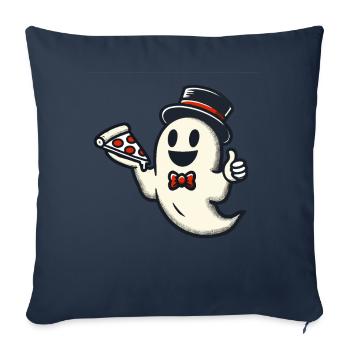 Last Minute Costume Pizza Delivery Ghost - Sofa pillowcase 17,3'' x 17,3'' (45 x 45 cm) - navy - Front